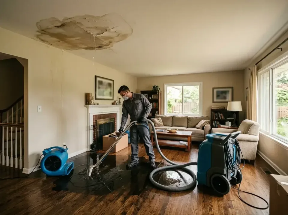 attic-pipe-burst-ceiling-drip-008 — frequently asked questions, Water Damage Restoration & Carpet Care in Utica, MI